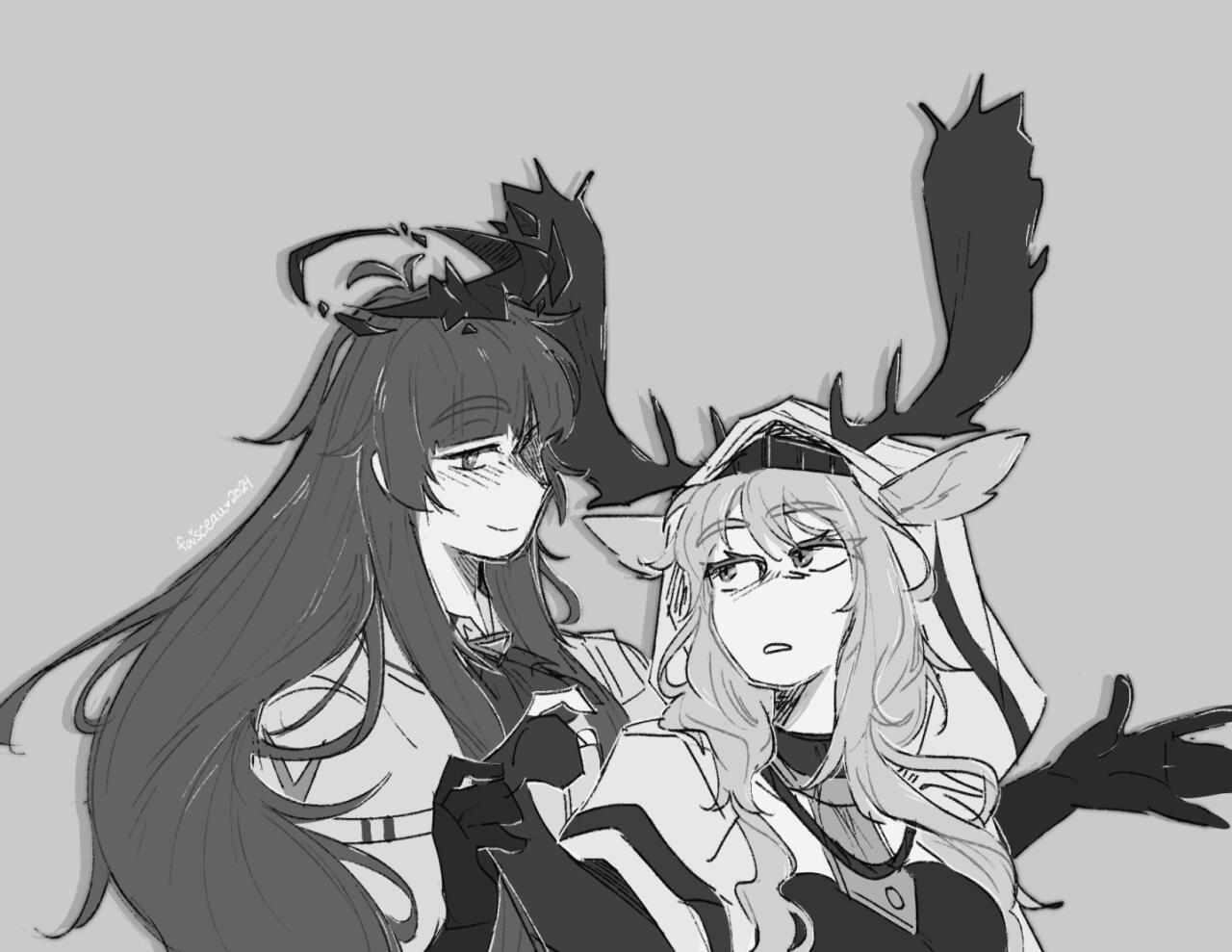 Zwillingstürme im Herbst (Arknights)