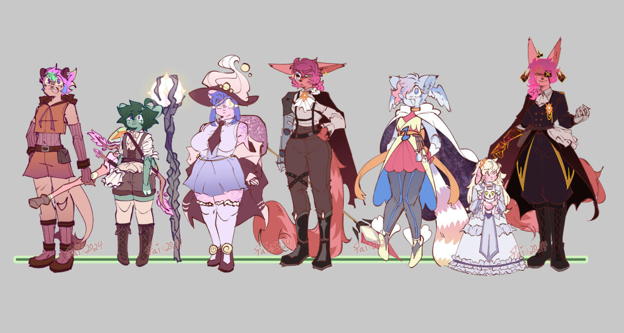 Party Quest Outfit Lineup